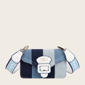 SHEIN Color Block Buckle Decor Bag